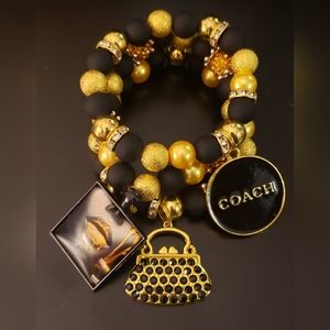 Handmade Charmed Bracelet Set 3pc